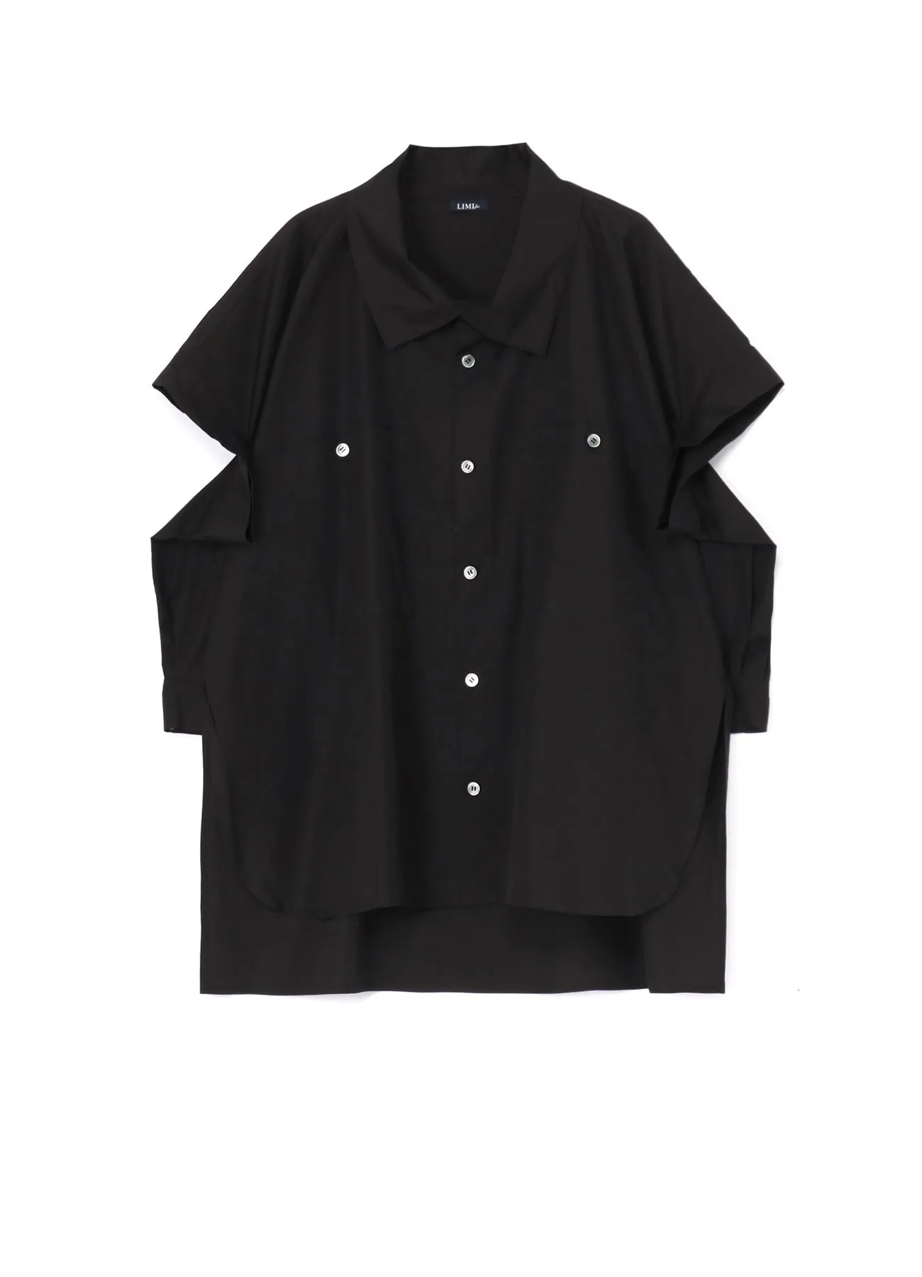 100/2 BROAD COTTON ELBOW SLIT LONG SHIRT Statement Piece Printed design