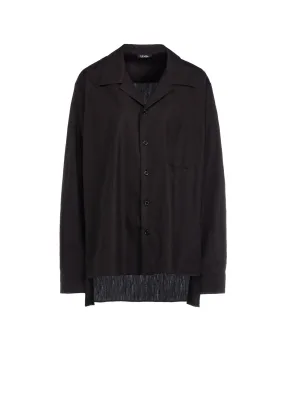 100/2 BROAD COTTON OPEN COLLAR SHIRT Inner Layer