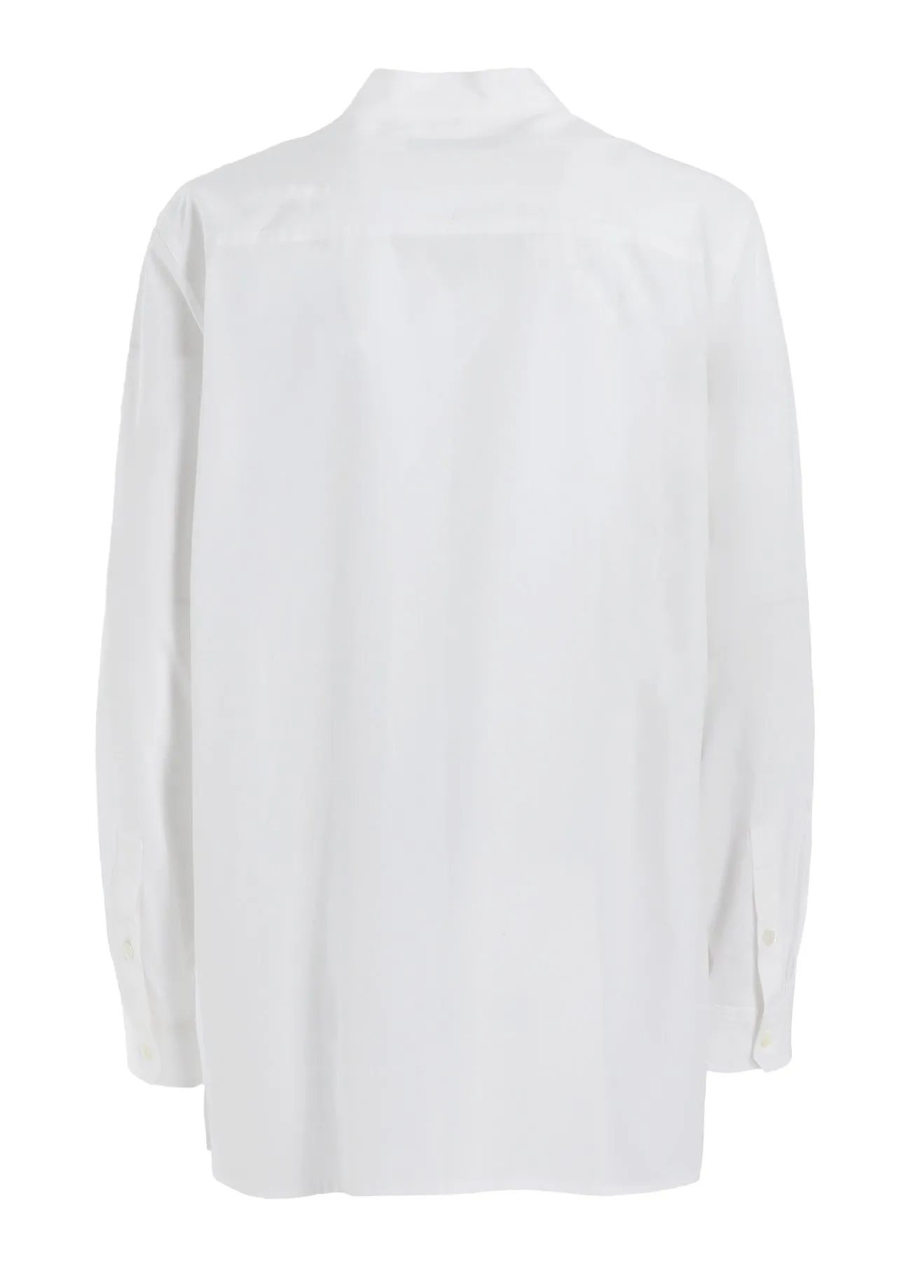 100/2 BROAD PANEL STAND COLLAR SHIRT vacation wear