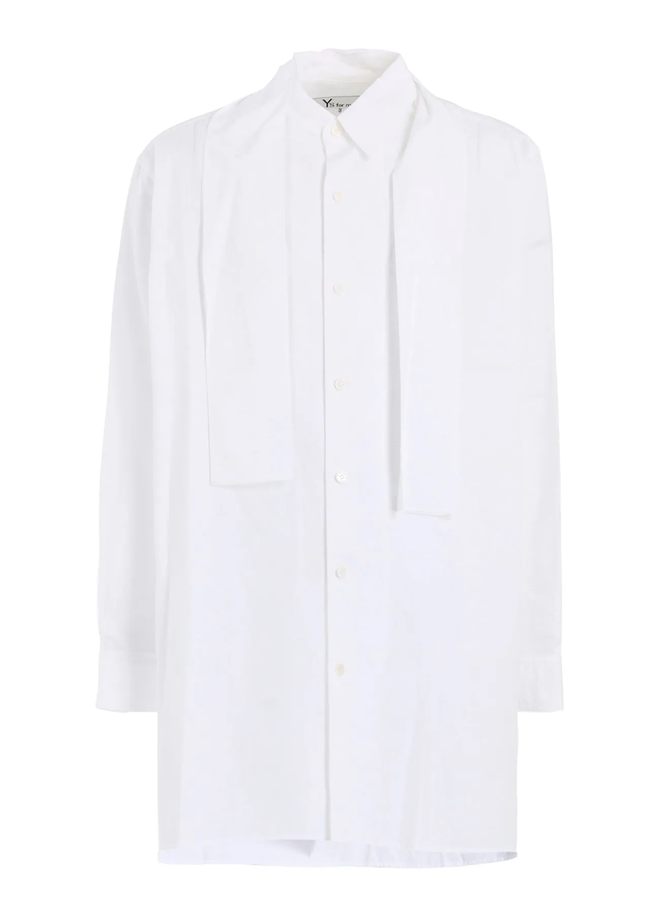 100/2 BROAD SHAWL SHIRT Layering Piece Contemporary Style