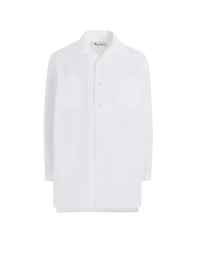 Durable Quality Low Profile Pocket Design 100/2 BROAD SHIRT WITH OPEN COLLAR