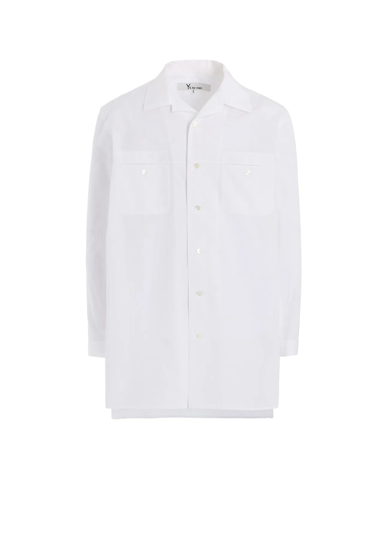 Durable Quality Low Profile Pocket Design 100/2 BROAD SHIRT WITH OPEN COLLAR