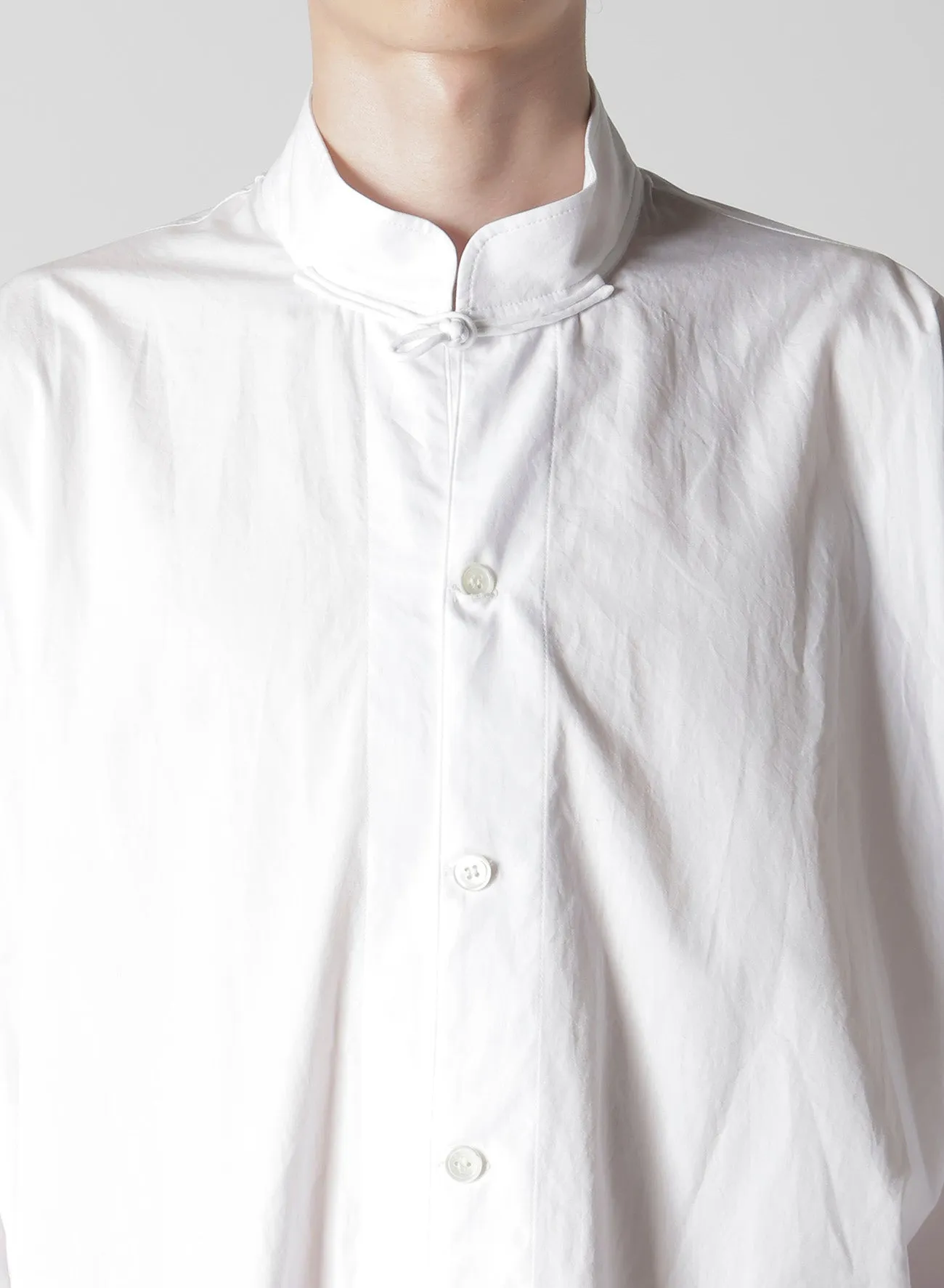 100/2 BROAD SHIRT WITH STAND COLLAR Seasonal Wardrobe