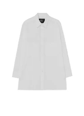 100/2 COTTON BROADCLOTH PATCH POCKET BLOUSE Beach Wear