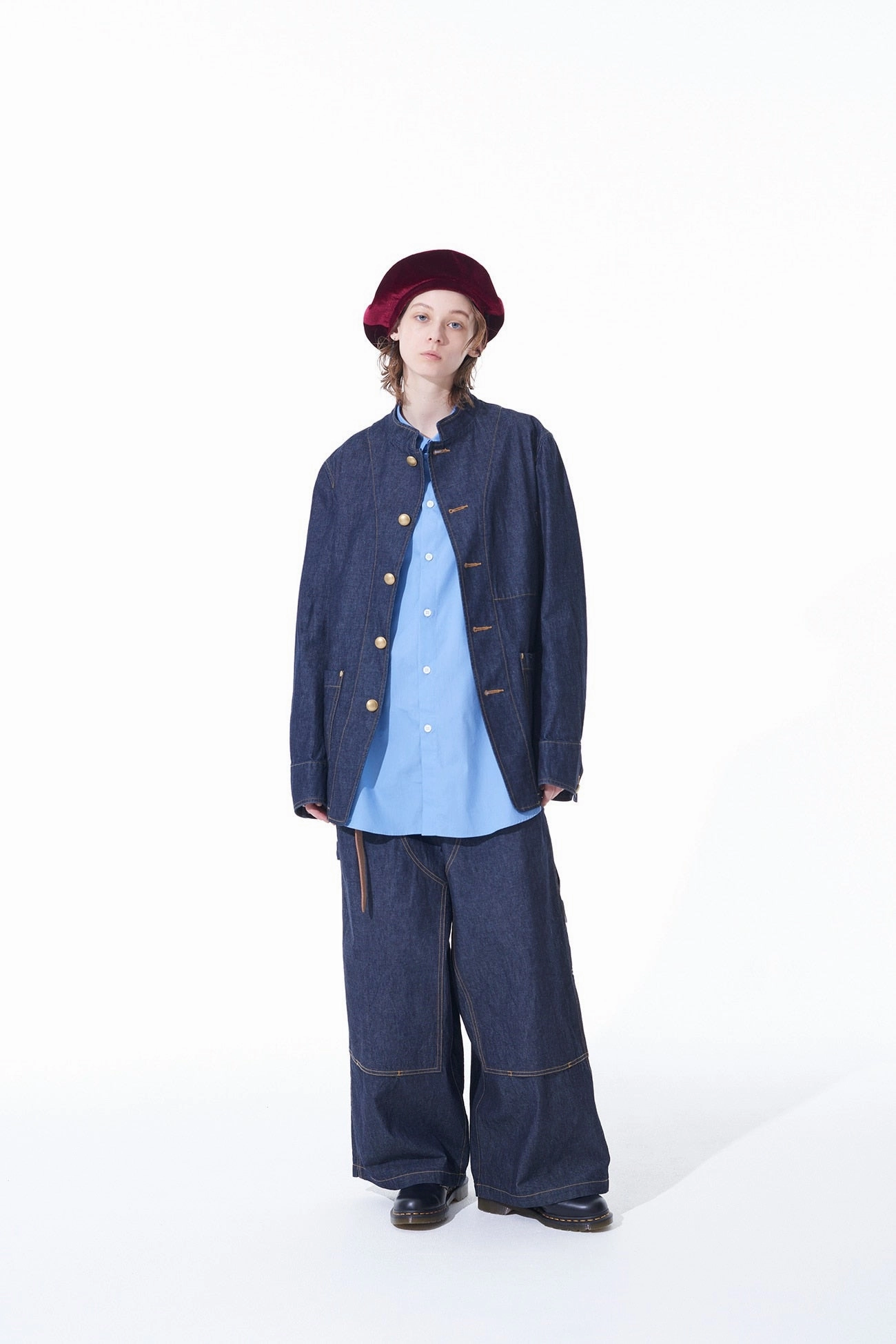 10 OZ DENIM STAND COLLAR COVERALLS JACKET Express Feedback