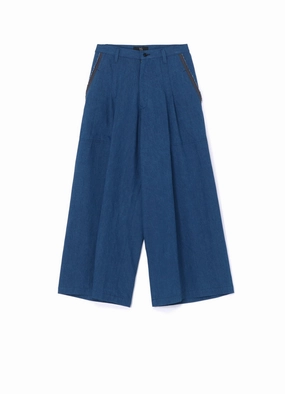 Street Ready 10oz DENIM DOUBLE PLEATED WIDE LEG PANTS