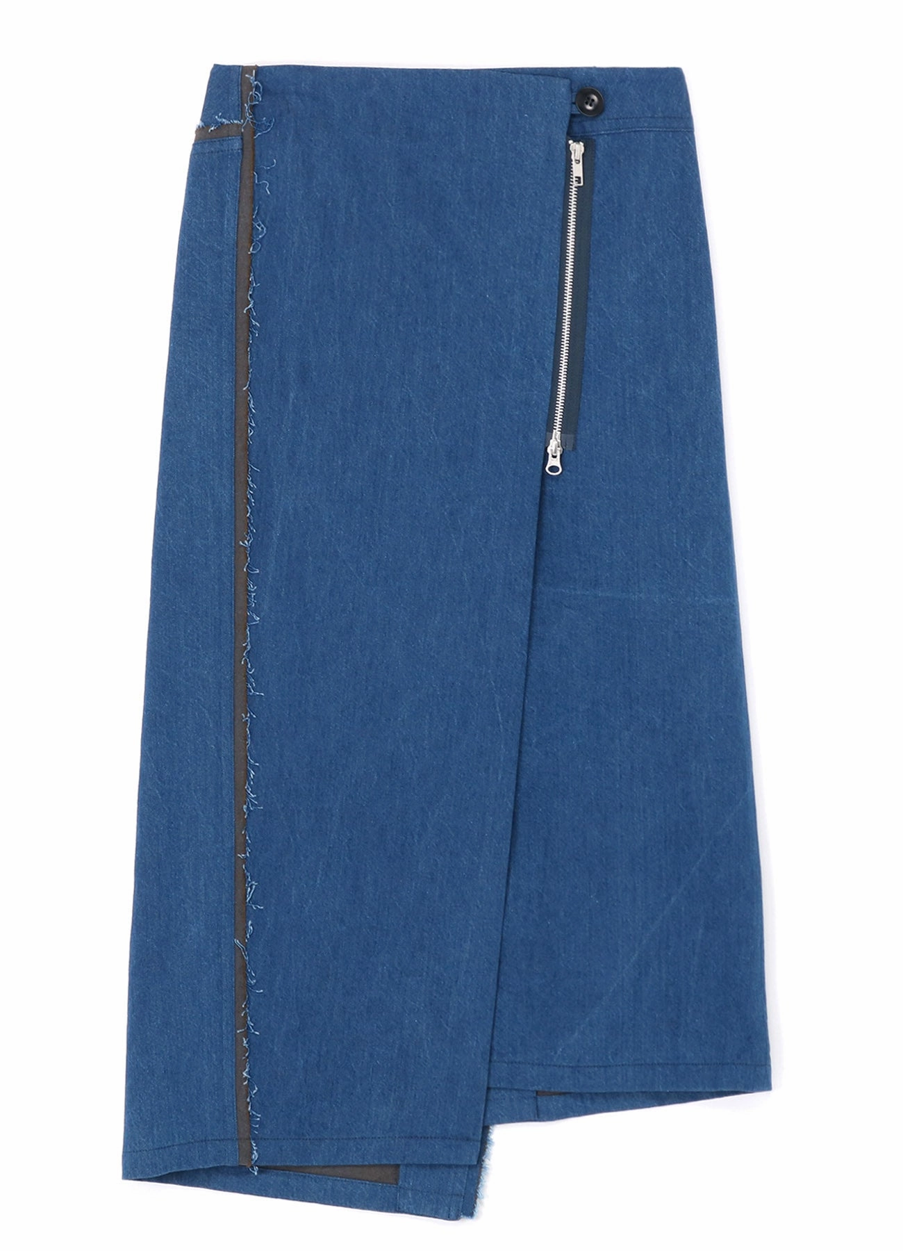 Smart Fit 10oz DENIM PANELLED WRAP SKIRT