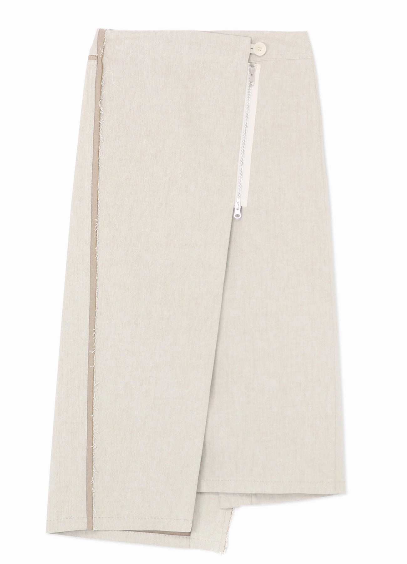 10oz DENIM PANELLED WRAP SKIRT Chic Vibe