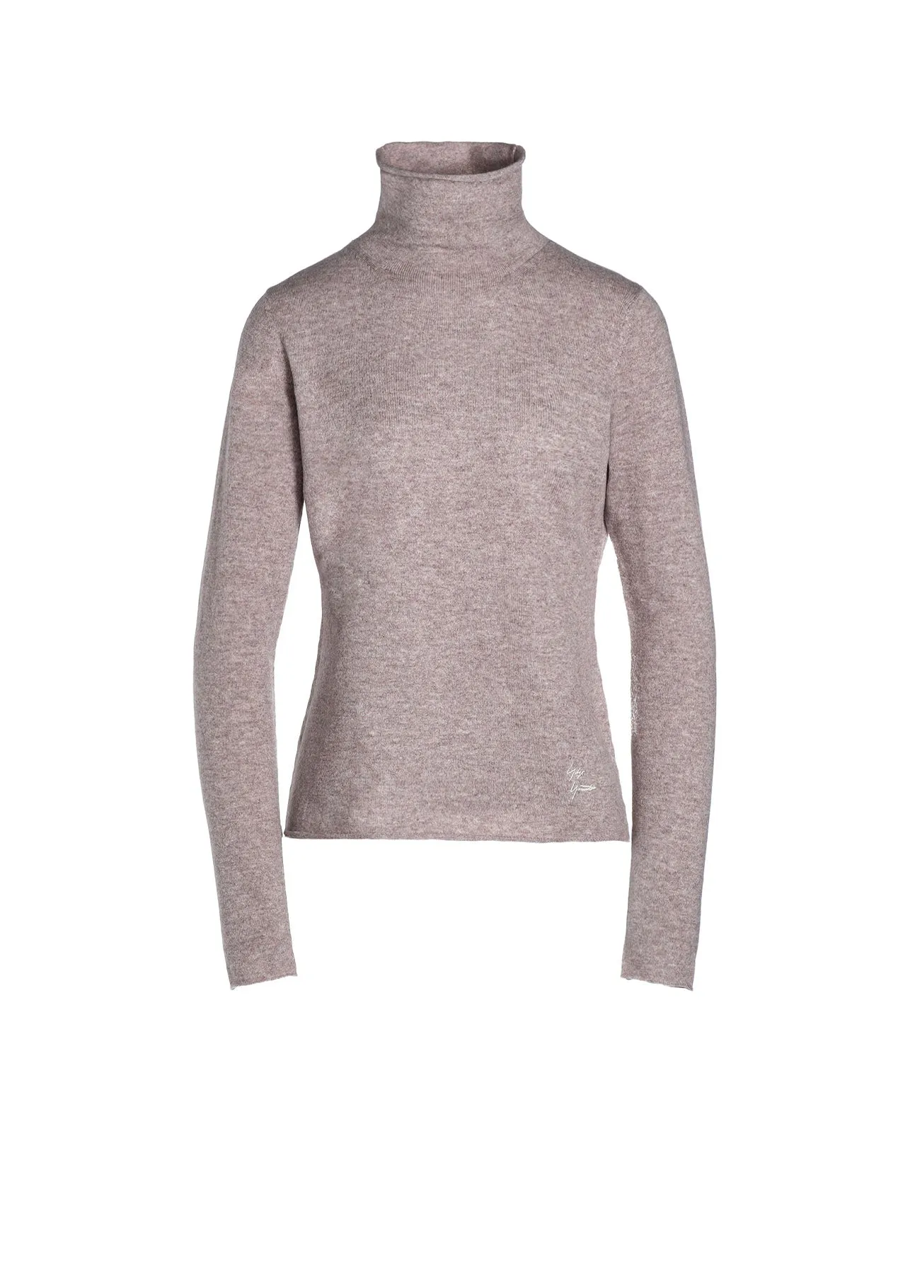 12G EMBROIDERY PLAIN WEAVE EMBROIDERY TURTLE NECK PO TemperatureRegulating Yarn