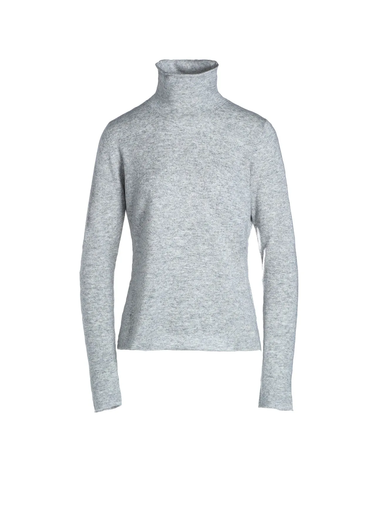 Basic Style 12G EMBROIDERY PLAIN WEAVE EMBROIDERY TURTLE NECK PO