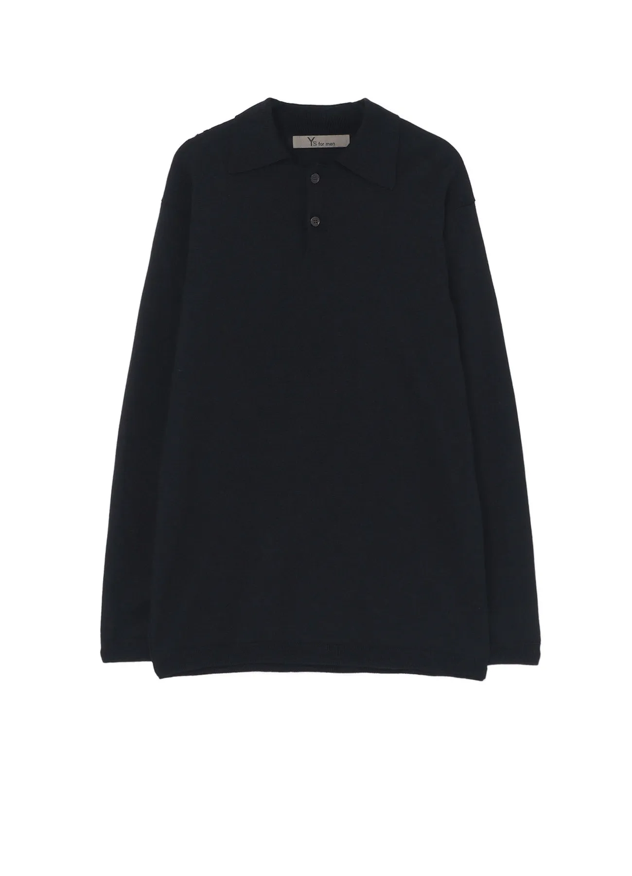 12G JERSEY Y's for men LOGO POLO KNIT Winter Wardrobe