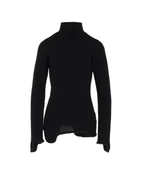 Stay Warm Modern Outfit 12G RIB JAGGED HEM HIGH NECK PO