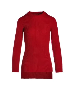 Chunky Cable Knit Outdoor Trend 12G1P 2X2 RIB RIBBED SWEATER