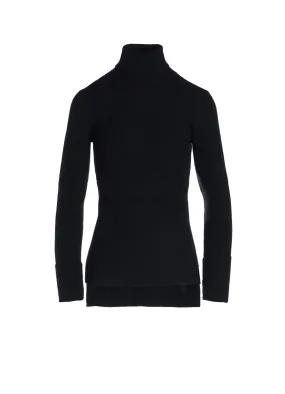 12G1P 2X2 RIB RIBBED TURTLE NECK PO Cold Trend