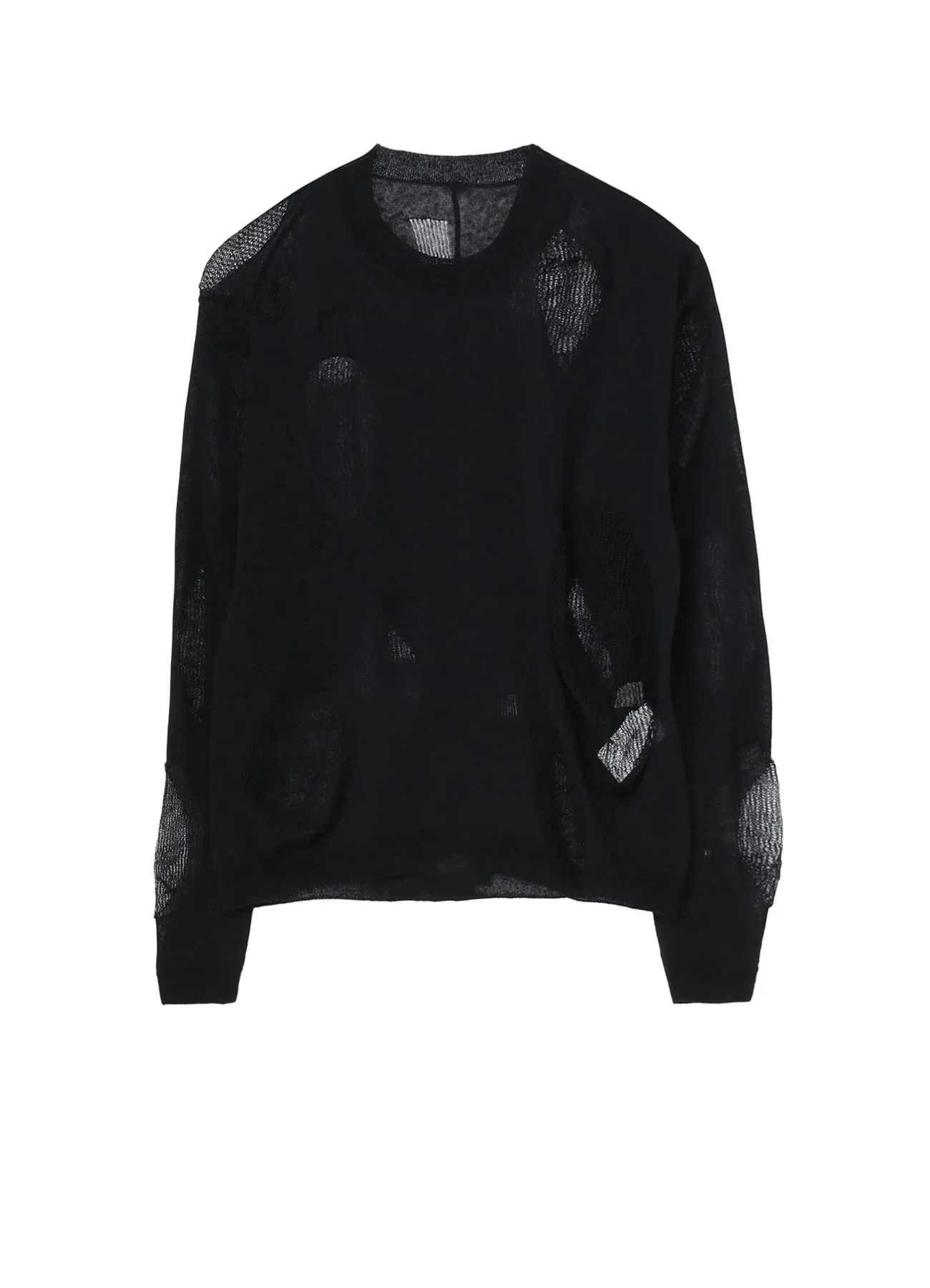 12G2P PLAIN STITCH PATTERN ROUNDNECK SWEATER Work Comfort Fresh Style