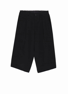 Versatile Layer DoubleLayeredFabric 12M SILK DECINE TUCKED SEAM WIDE PANTS