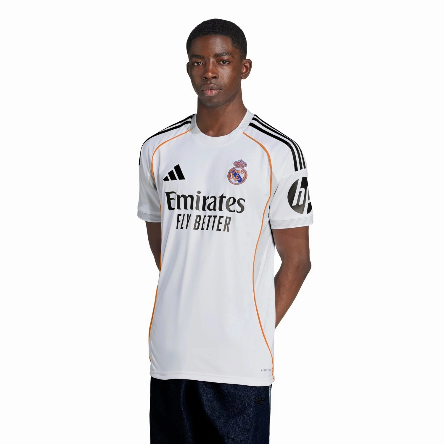 MultiPly Fabric 25/26 Real Madrid Home Jersey -Mens