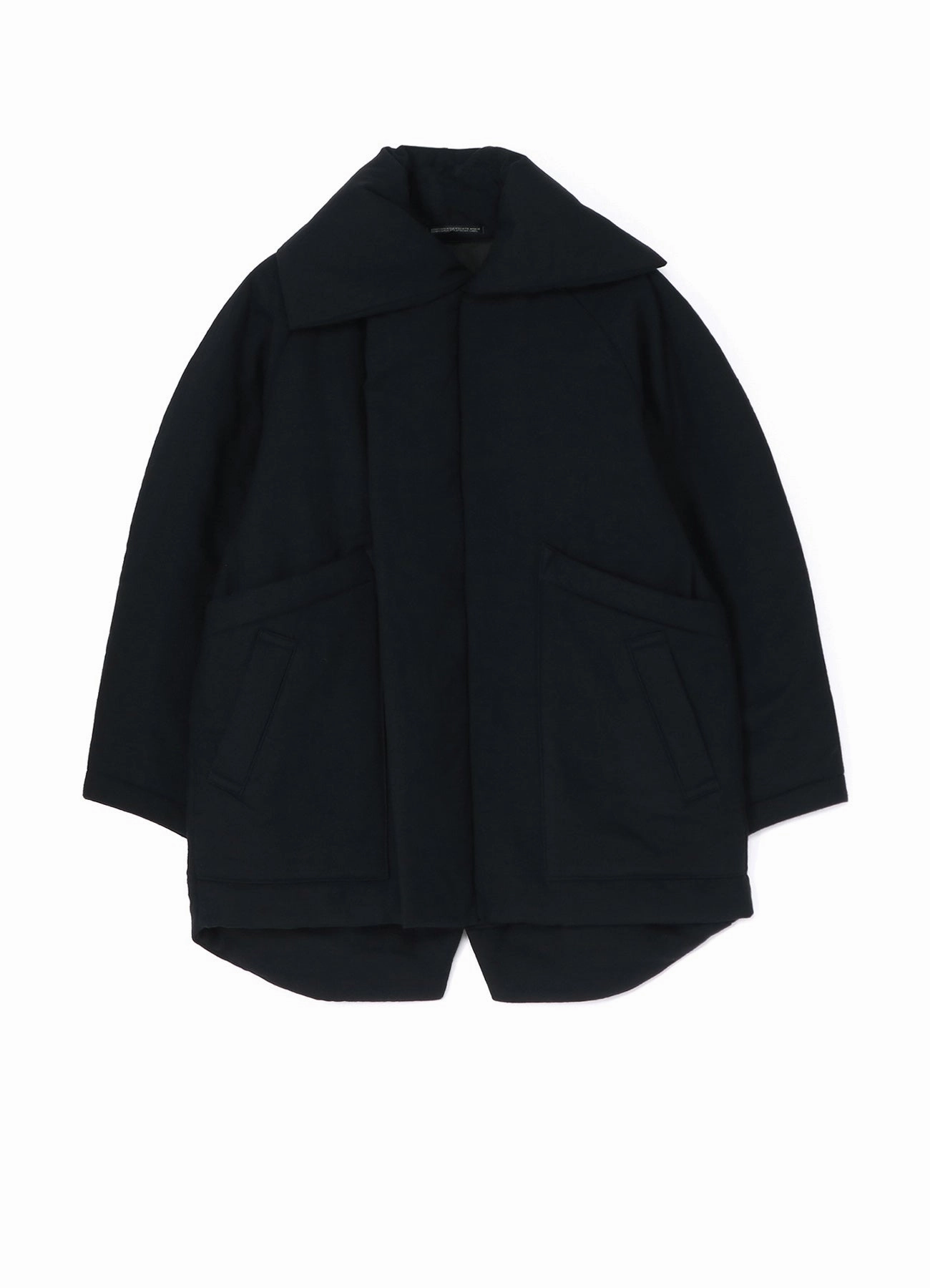 2/72 WOOLVIYELLA BIG BLOUSON COLLAR slim cut