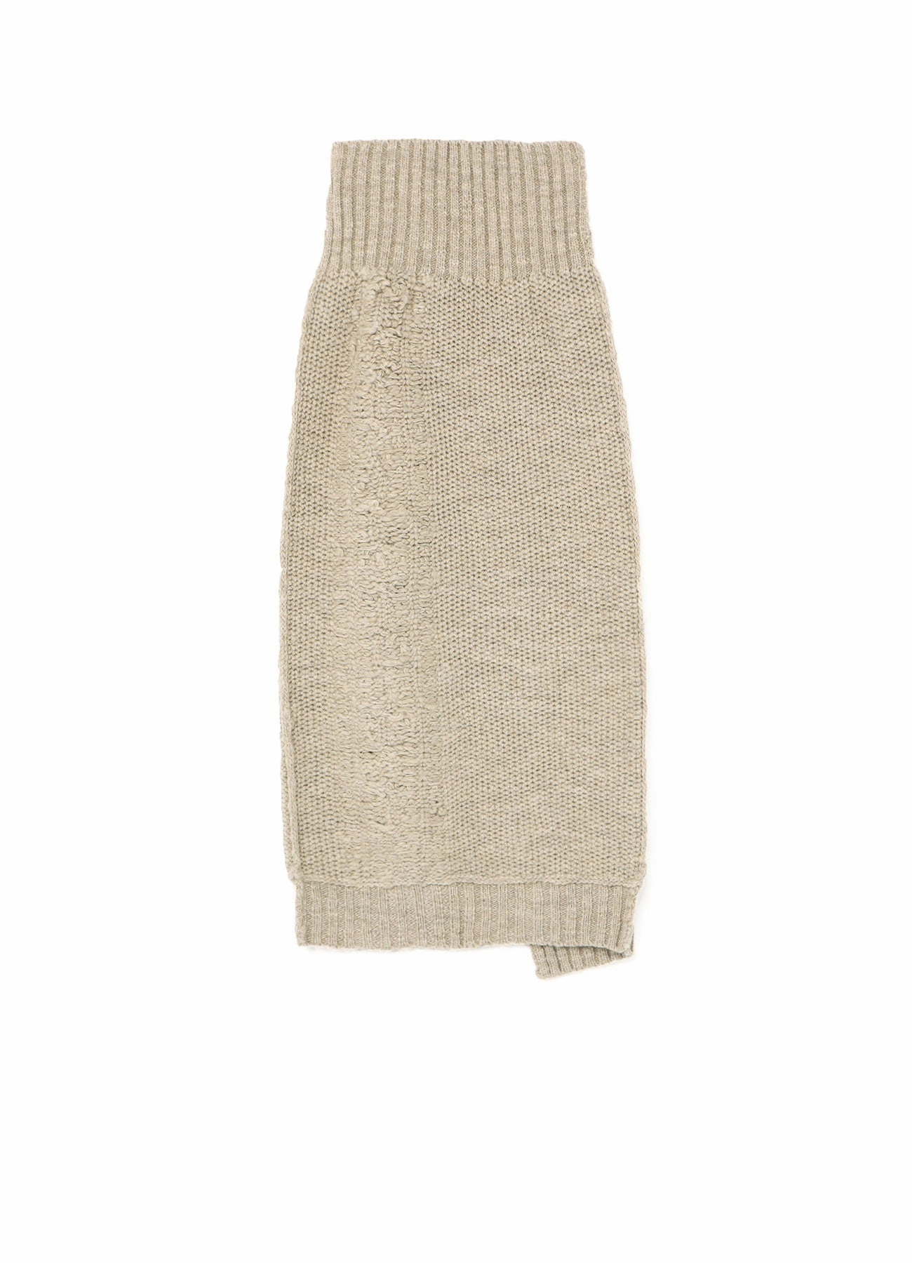 3G TUCK ROBE PATTERN BACK SLIT SKIRT Chic and Stylish