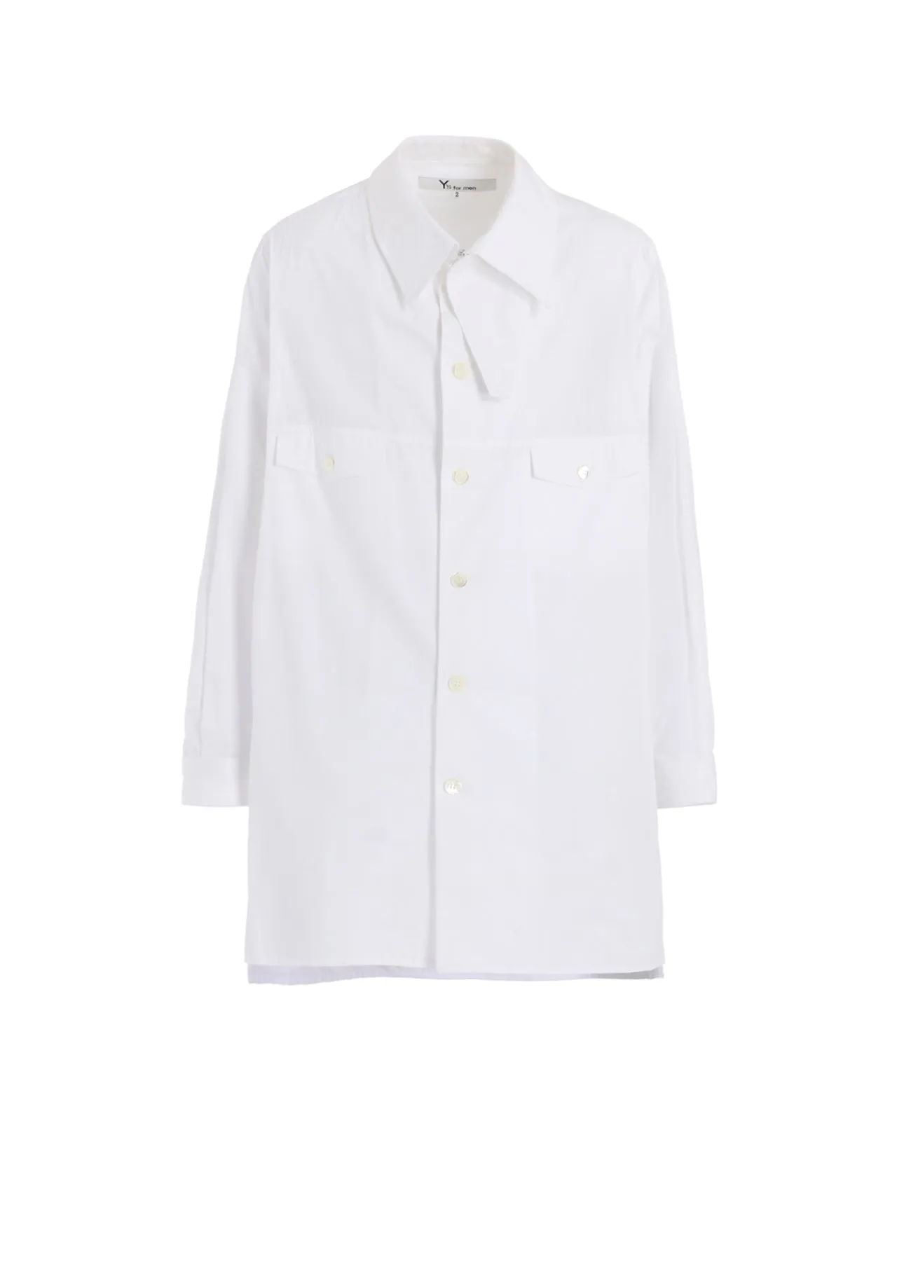 40 BROAD CHIN FLAP PANEL SHIRT Flexible Movement