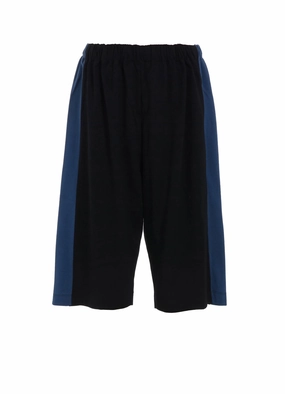 Chilly Day Wear 40/2 COTTON JERSEY SWITCHING KNEE-LENGTH PANTS