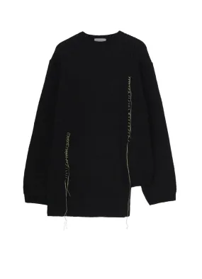 Travel Layer 5G1P EMBROIDERY PLAIN STITCH EMBROIDERY ROUND NECK PO