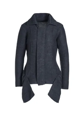 Weekend Classic 5G2P BACKSIDE KNIT POCKET DETAIL CARDIGAN