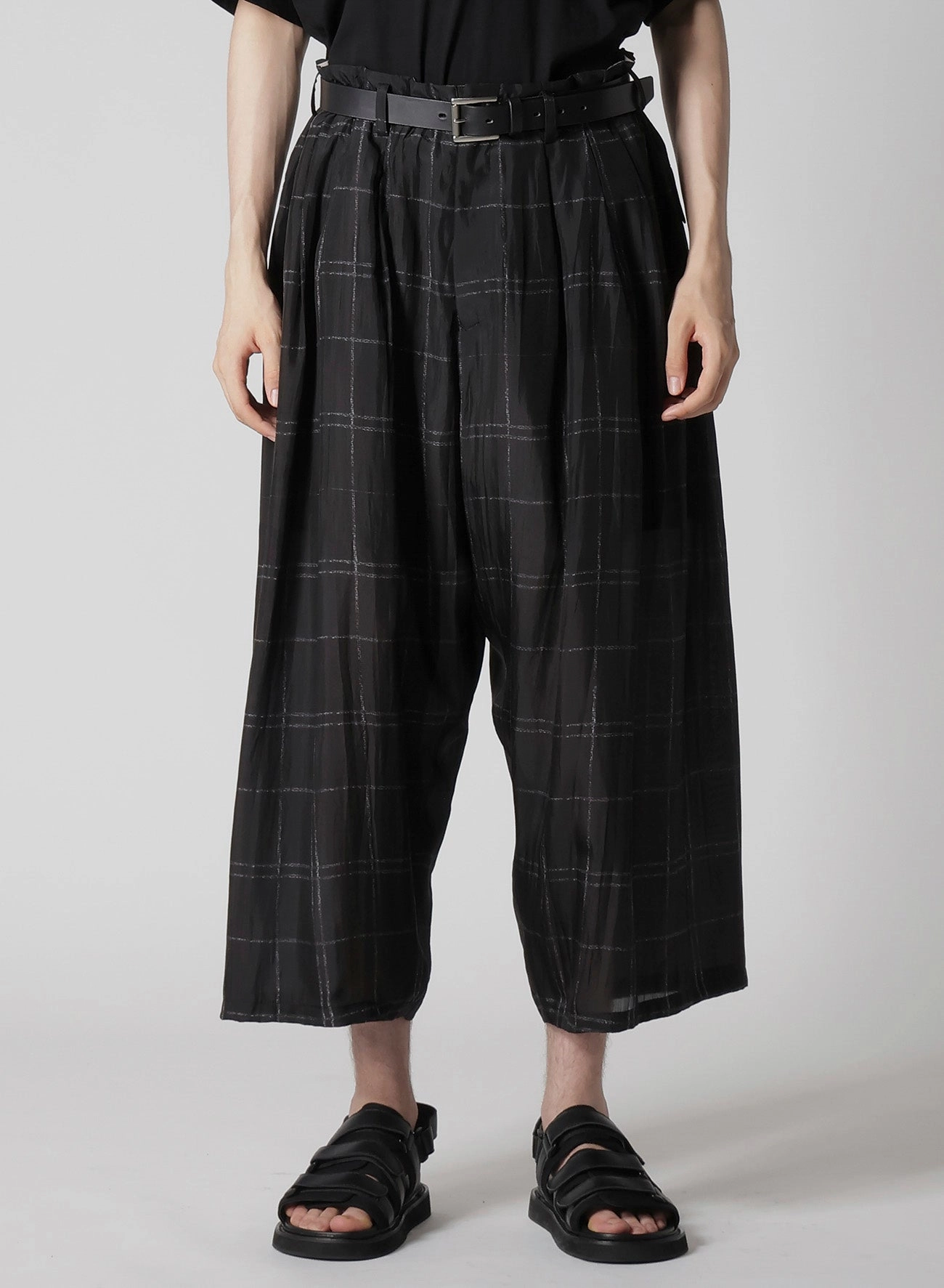 6TUCKS PLAID PANTS SturdyBeltLoops Everyday Ease