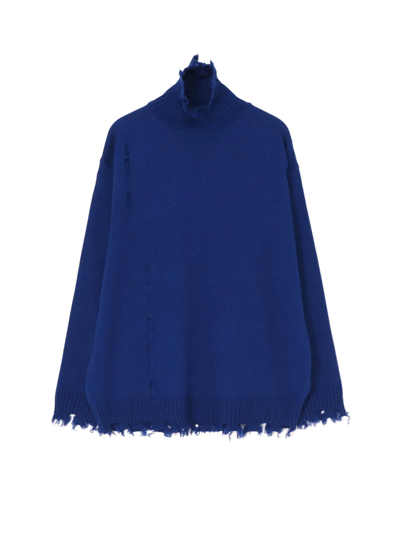 7G BULKY WOOL DAMAGE TURTLE PULLOVER Thermal Insulation MoistureWicking Technology