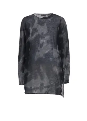 7G  DYED JERSEY FRONT SLIT LONG SLEEVE hypoallergenic material Modern Warmth