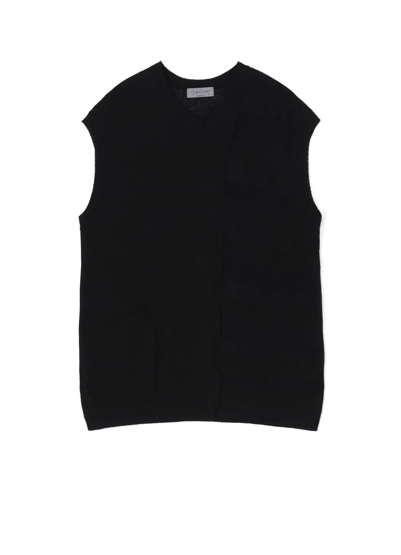 7G SWITCH BORDER SWITCH V-NECK VEST Office Trend