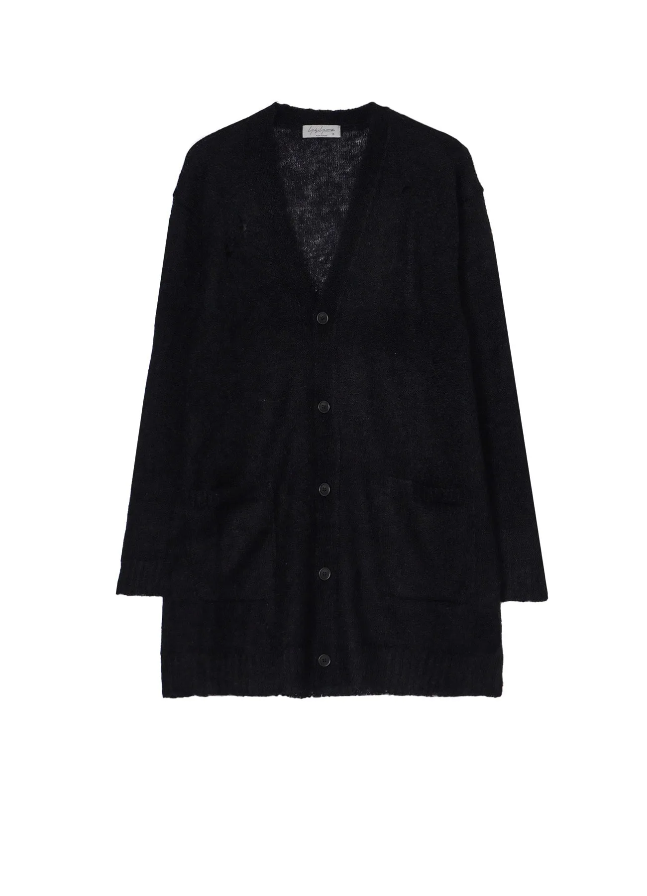 Layering Piece 7G1P PLAIN STITCH V LONG CARDIGAN