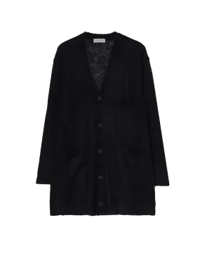 Layering Piece 7G1P PLAIN STITCH V LONG CARDIGAN