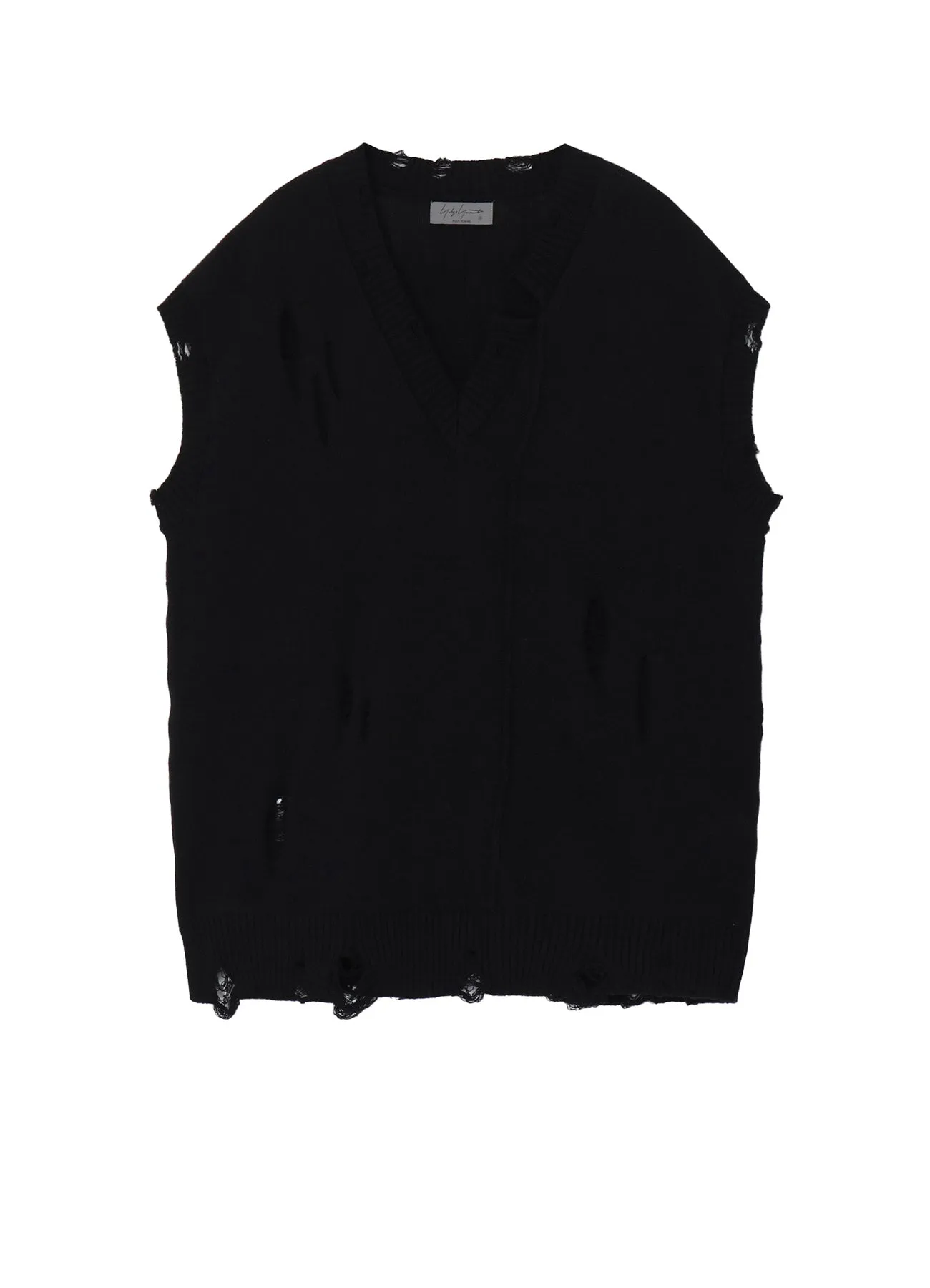 7G2P JERSEY  V NECK VEST Lattice Ventilation Weave
