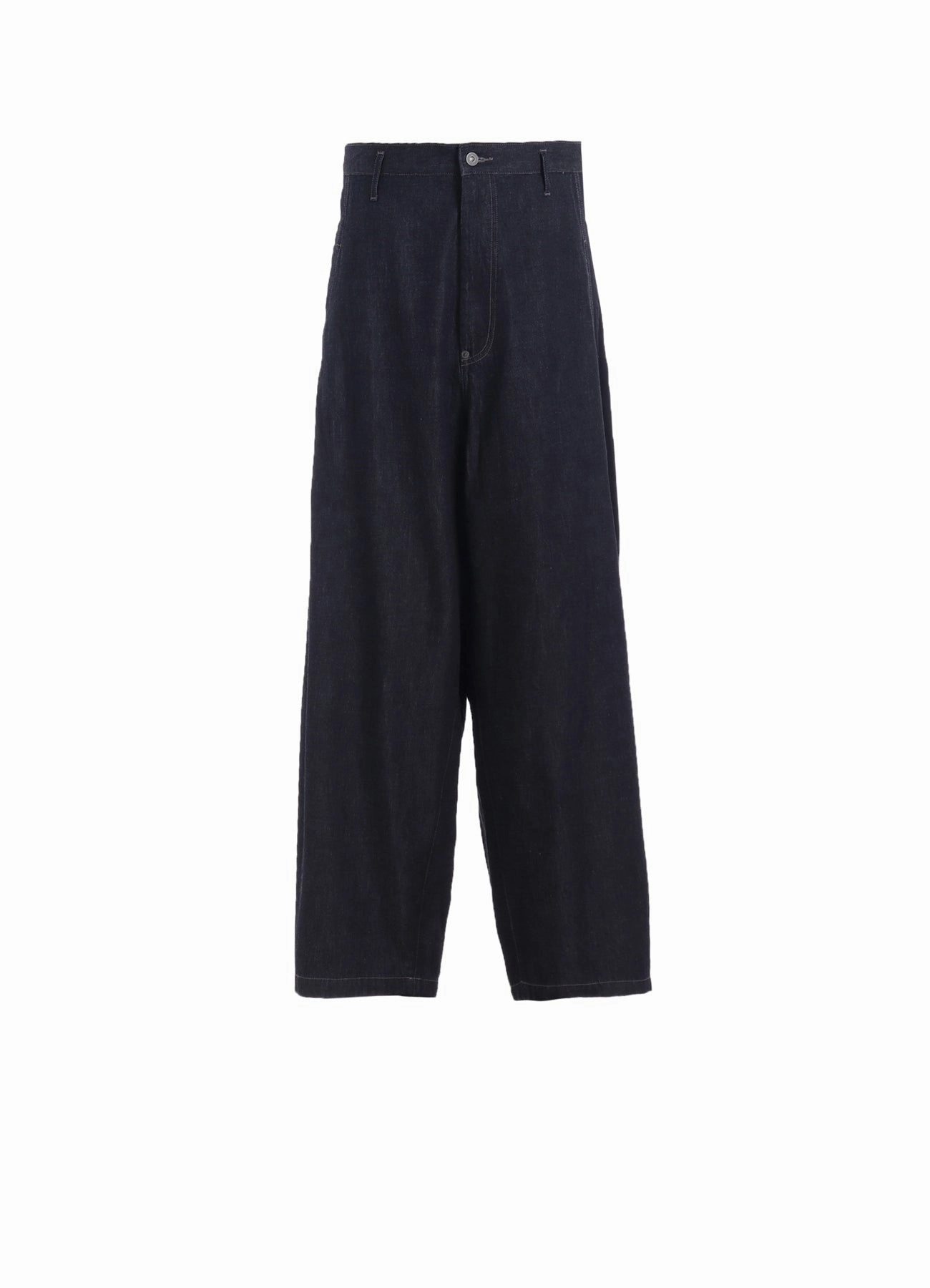 Minimal Comfort Curved Waistline 7oz TWO-TONE DENIM 5POCKET WIDE PANTS