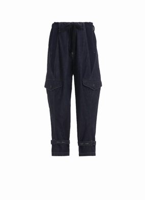 7oz TWO-TONE DENIM M-59 CARGO PANTS ReflectiveAccentDetails Moisture wicking