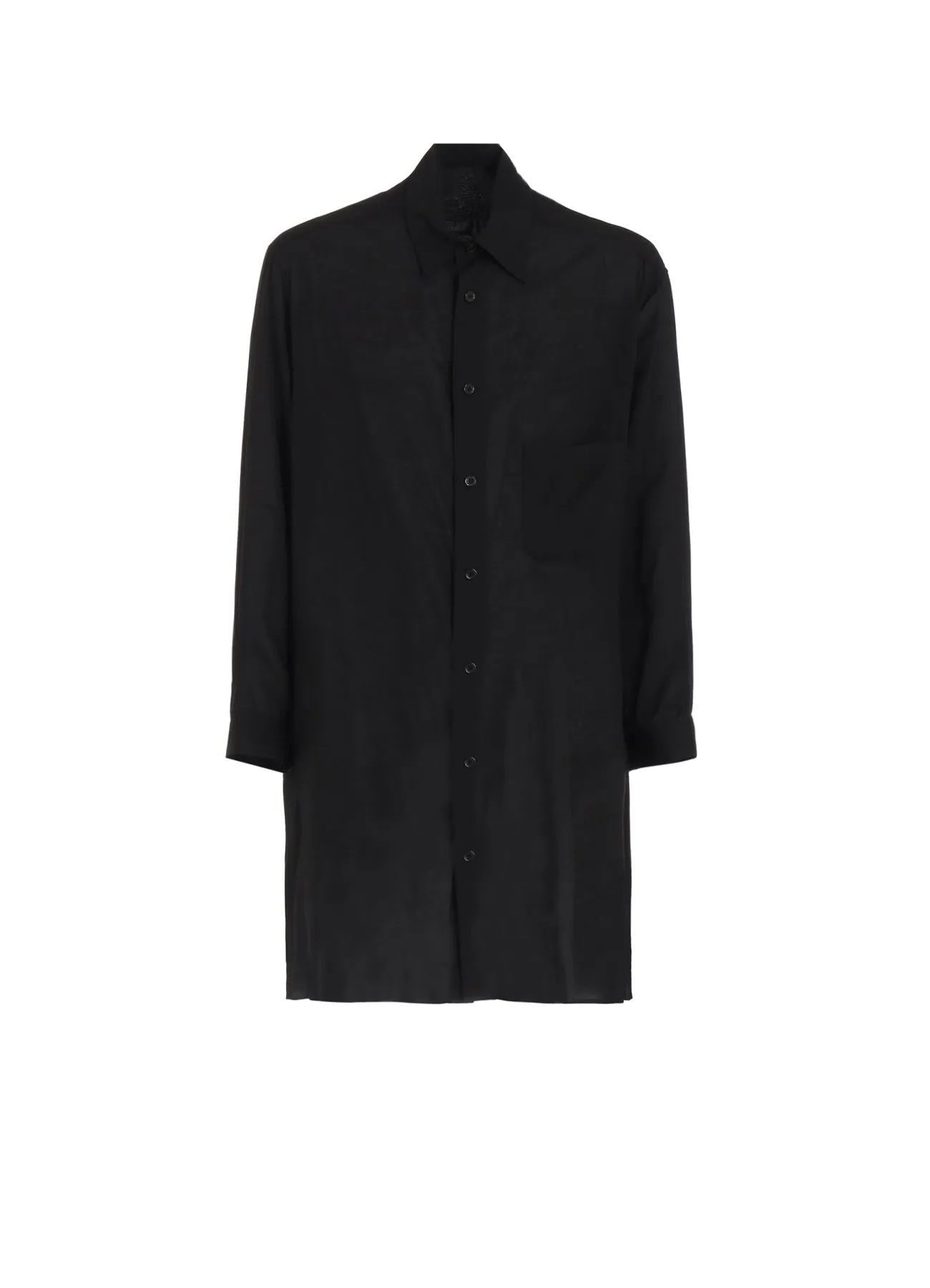 Flexible Shoulder Construction 80 MODAL LOAN BACK PANELED SLIT BLOUSE