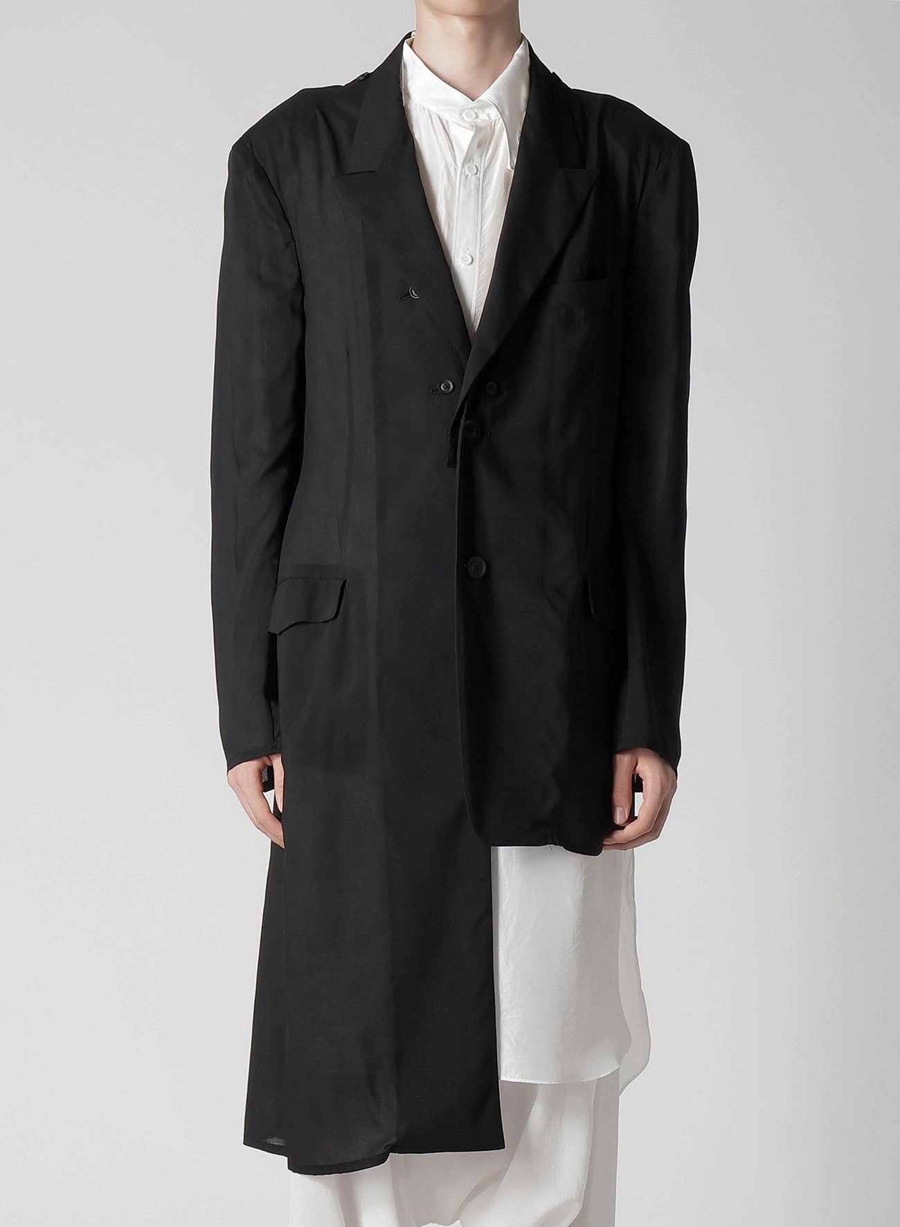 Classic Fit Mountain Hike 80 MODAL LOAN DETACHABLE COLLAR JACKET