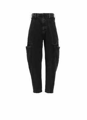 8OZ BLEACHED DENIM TAPERED PANTS Performance Gear Breathable Waist