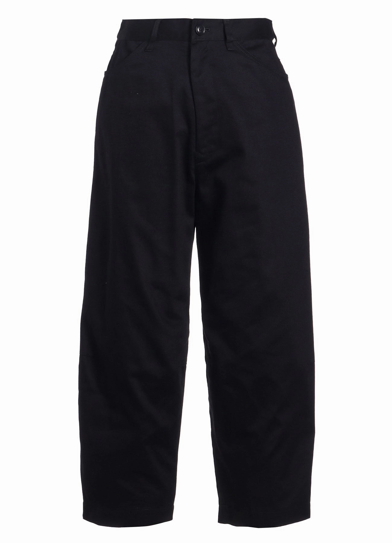 [Y's BORN PRODUCT] COTTON TWILL CUT LINE KNEE PANTS ReinforcedPockets Slim Stretch Fit