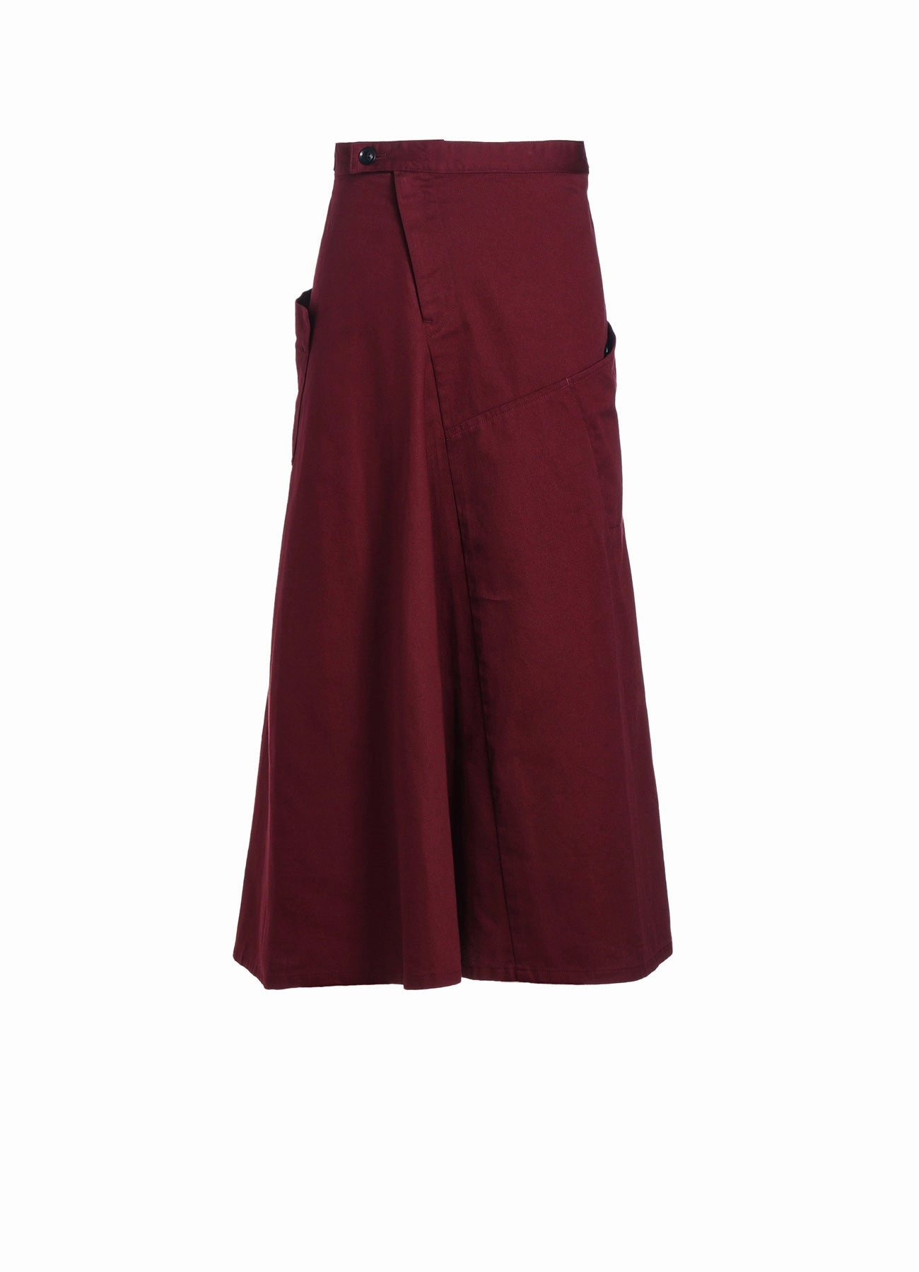 UV-Resistant [Y's BORN PRODUCT] COTTON TWILL FLARE SKIRT WITH GUSSET