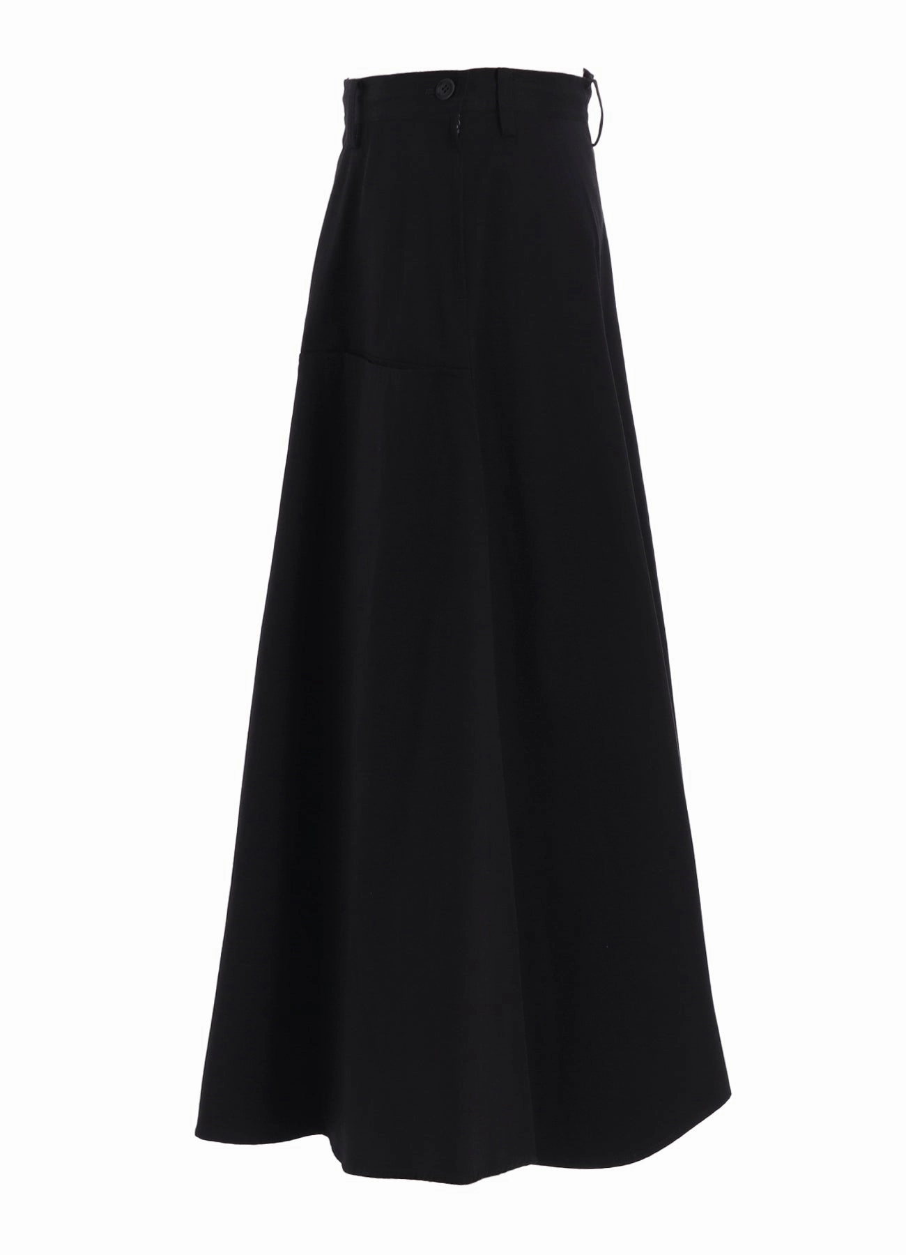 [Y's BORN PRODUCT] COTTON TWILL FRONT PANEL POCKET SKIRT Office Fit countryside