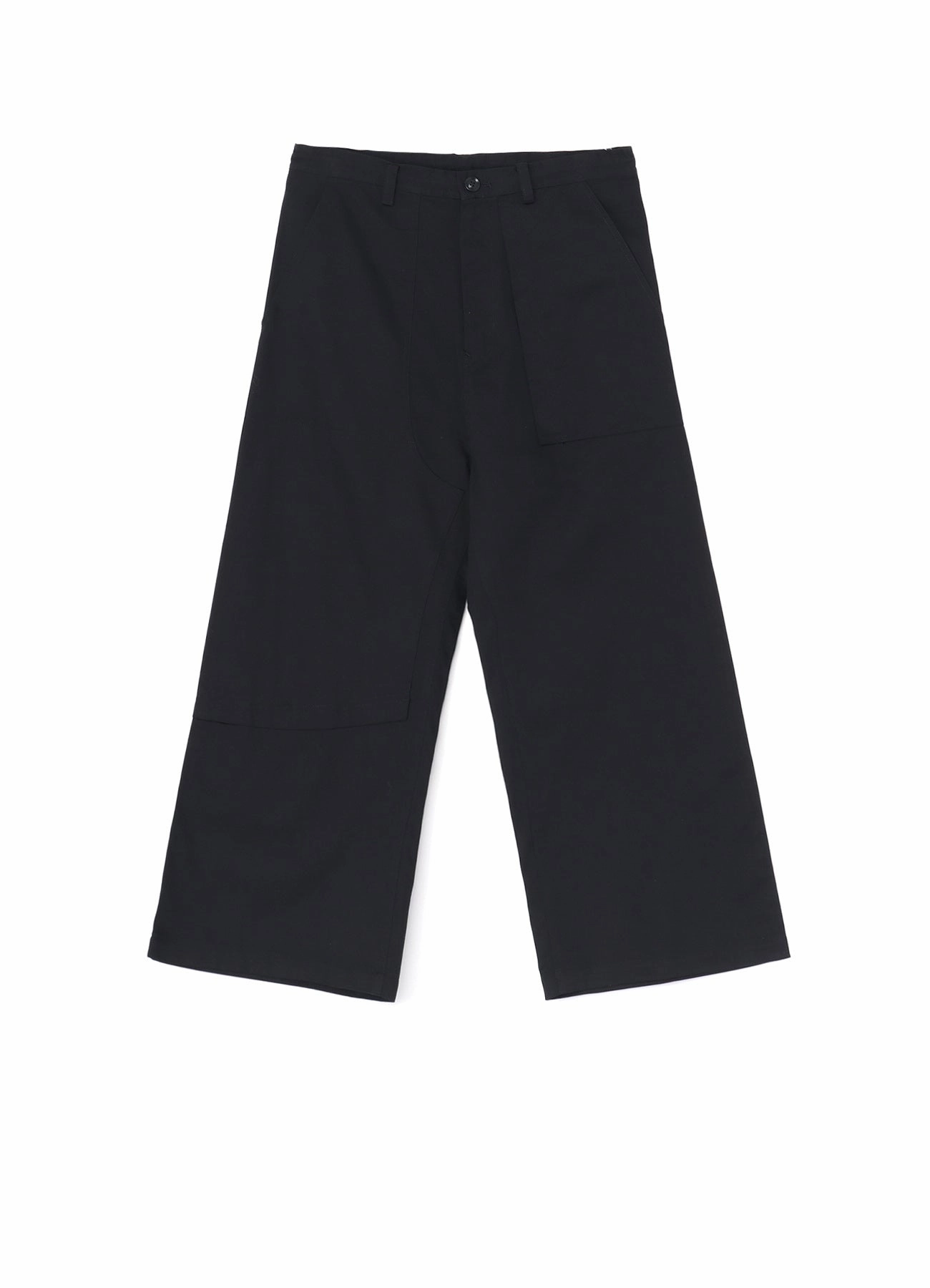 [Y's BORN PRODUCT] COTTON TWILL LONG STRAIGHT PANTS Soft Waistband