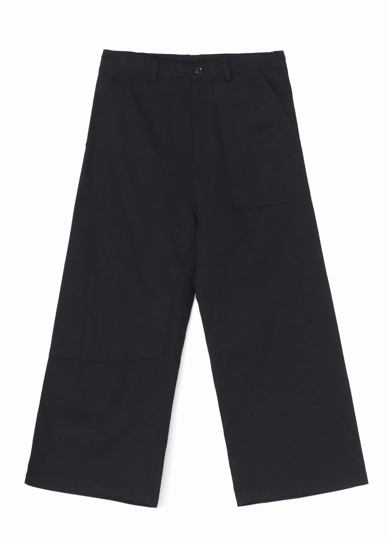 [Y's BORN PRODUCT] COTTON TWILL LONG STRAIGHT PANTS anti slip grip Travel Friendly