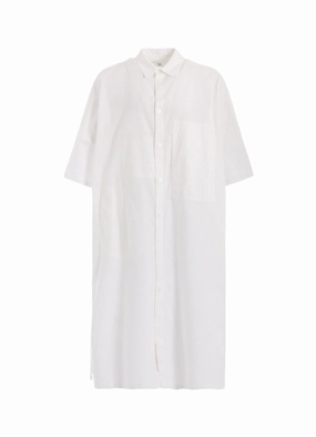 Pure Comfort [Y's BORN PRODUCT] THIN COTTON TWILL BIG SHIRT DRESS