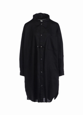 [Y's BORN PRODUCT] THIN COTTON TWILL SHIRT DRESS Delicate Mood Holiday-Party