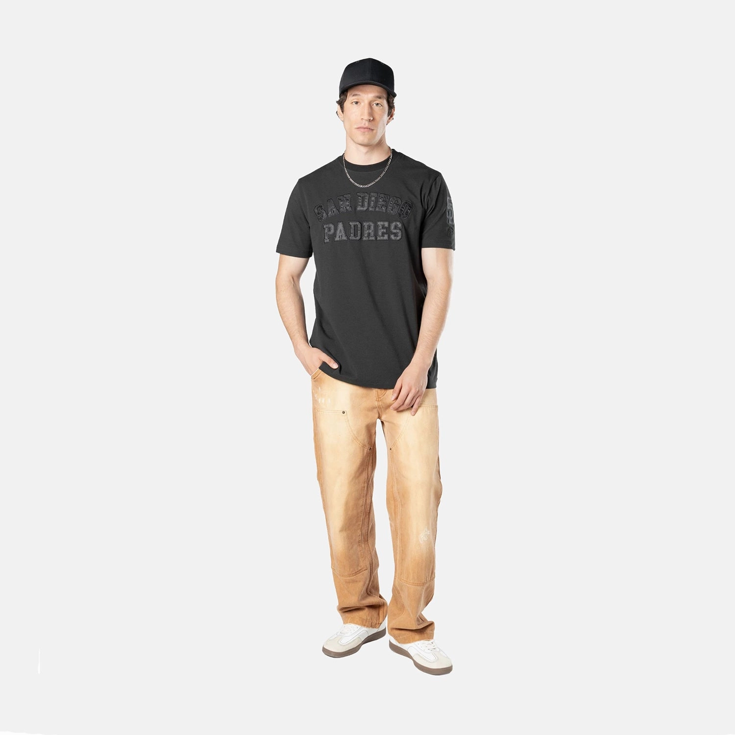Modern Outfit Tight fit sexiness Padres Triple Black Tee - Mens