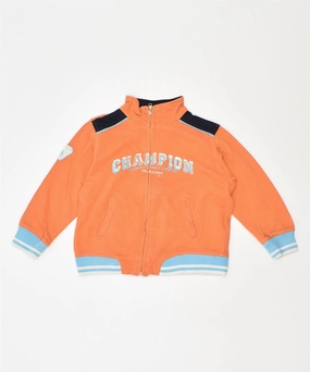 Ritual Trunk CHAMPION Boys Tracksuit Top Jacket 9-12 Months Orange Cotton