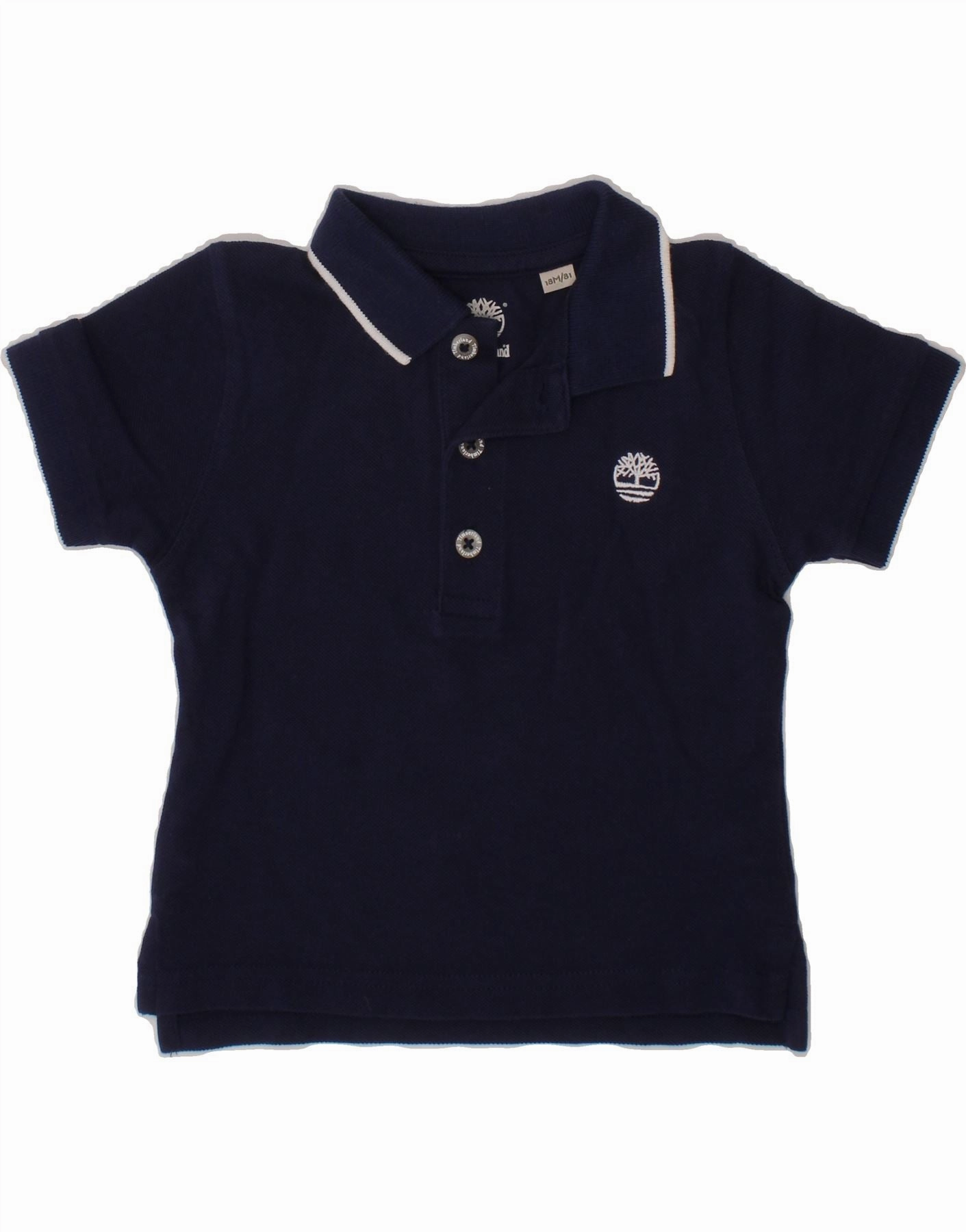 Polo Style Comfort Wear TIMBERLAND Baby Boys Polo Shirt 12-18 Months Navy Blue Cotton