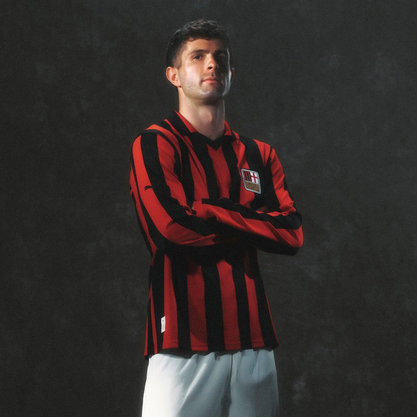 AC Milan 125th LS Authentic Jersey - Mens ReinforcedHems Ultra Soft Blend